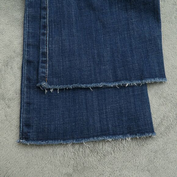 Chico's Jeans Women's 0 US-4 Mid-Rise Slimming Girlfriend Kick Flare 25" Inseam - Picture 2 of 16